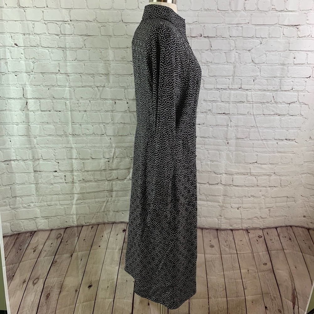 LONG Escada Silk Shirt Dress Size 8 - Picture 2 of 11